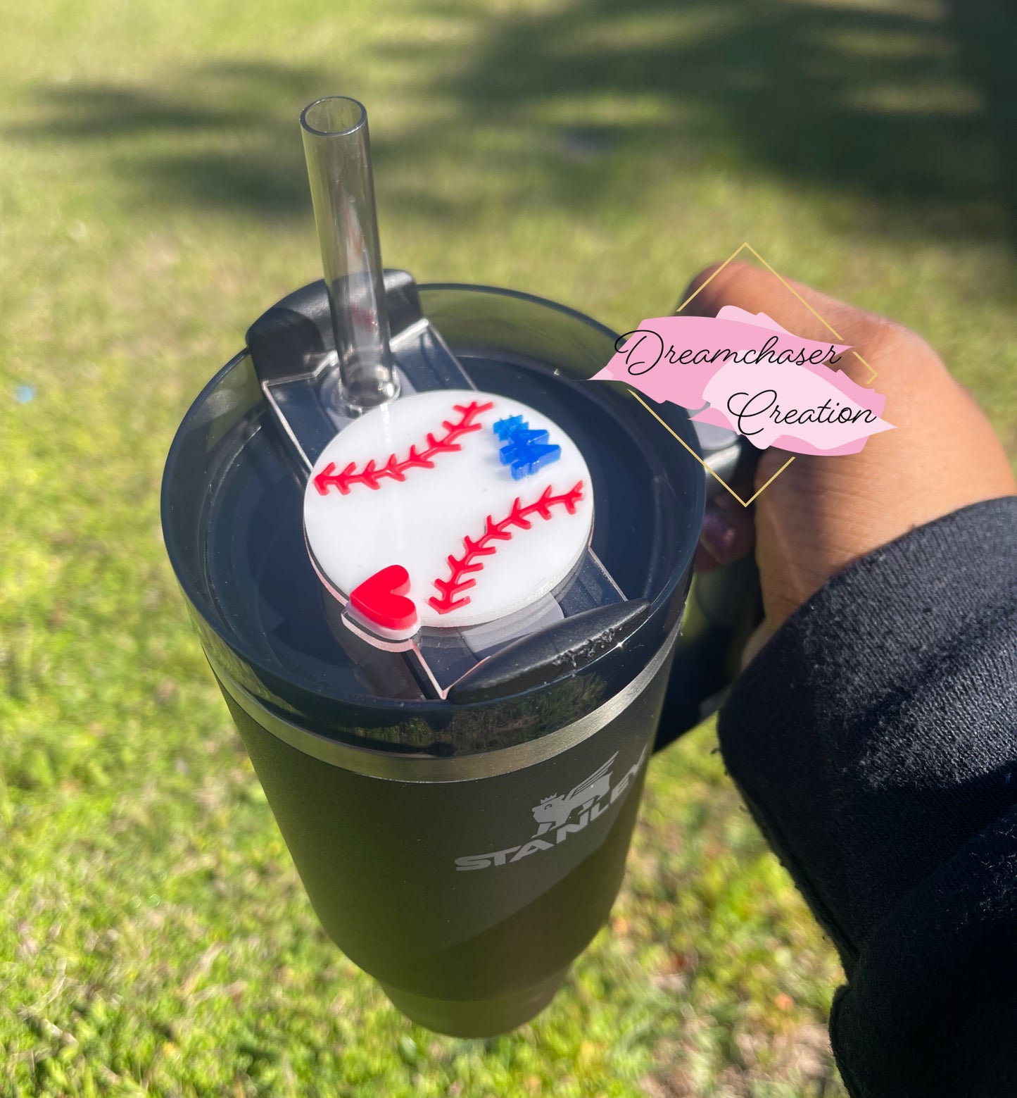 Baseball with Heart Topper