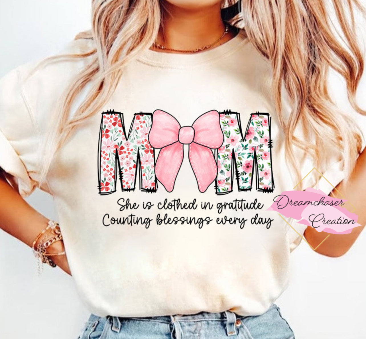 Mom Blessing Bow Shirt