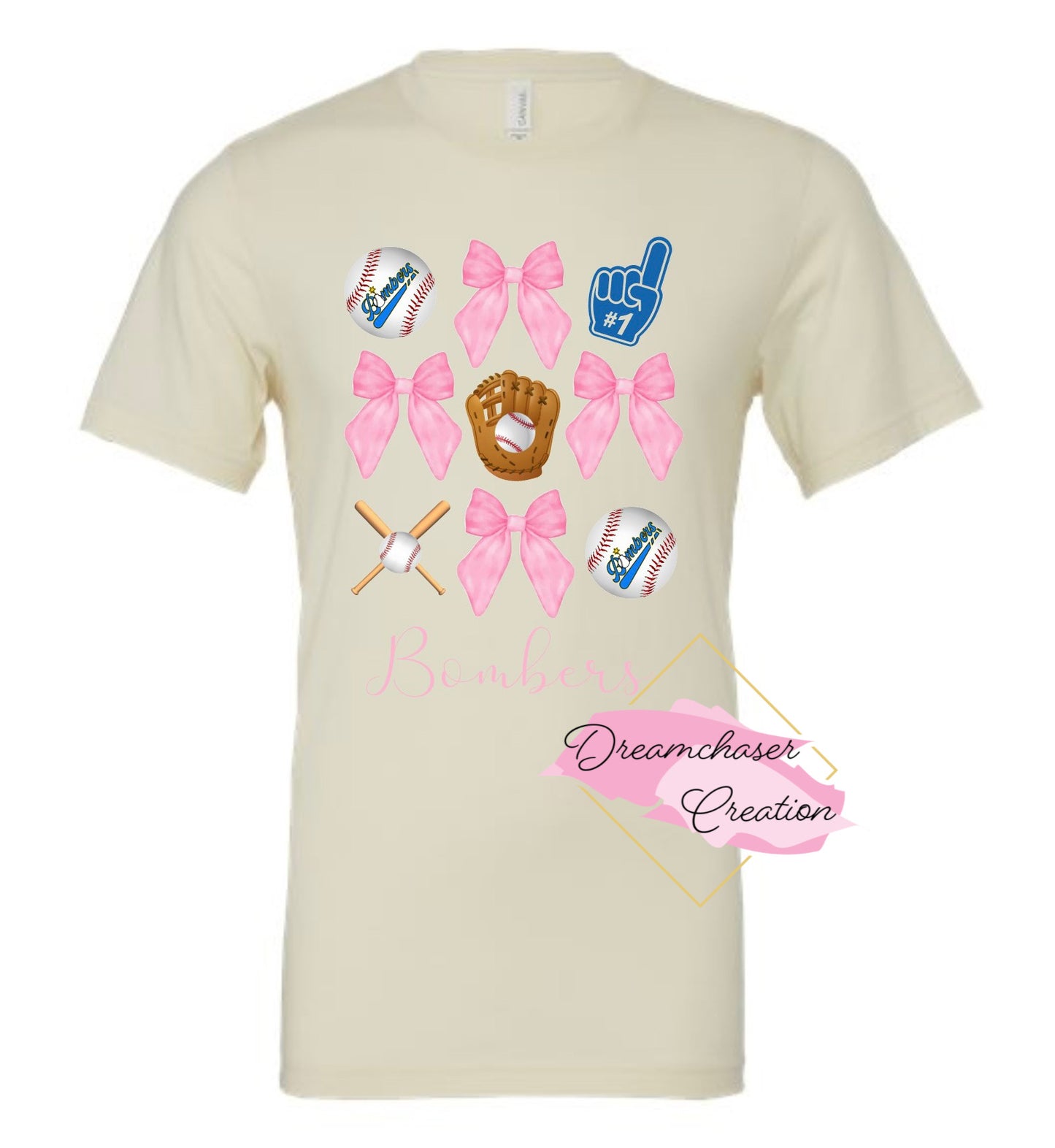Baseball and Coquette Bows Shirt