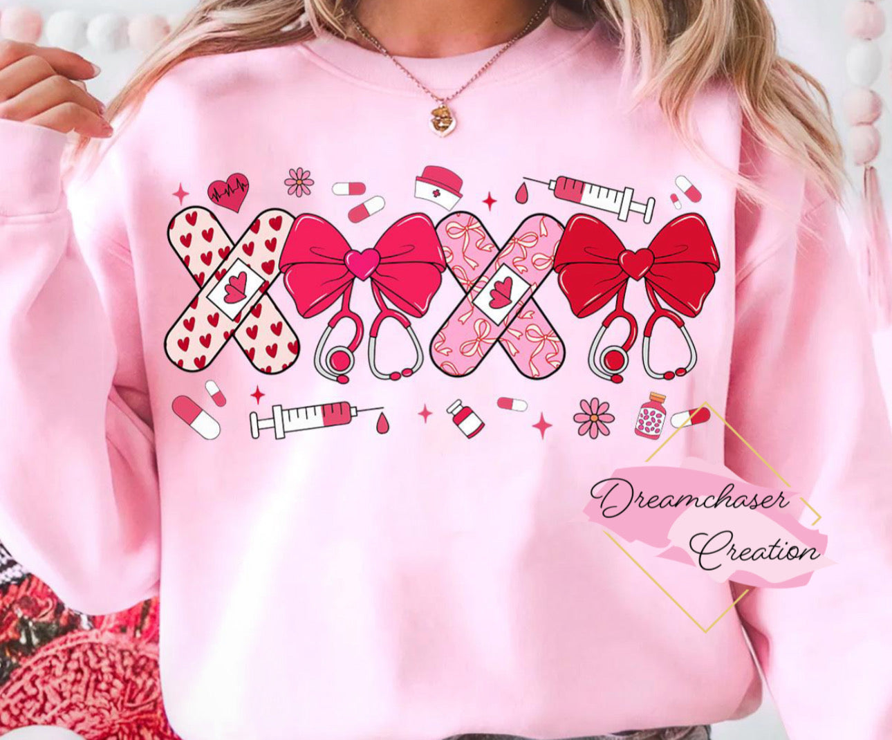 Nurse Valentines Sweatshirt