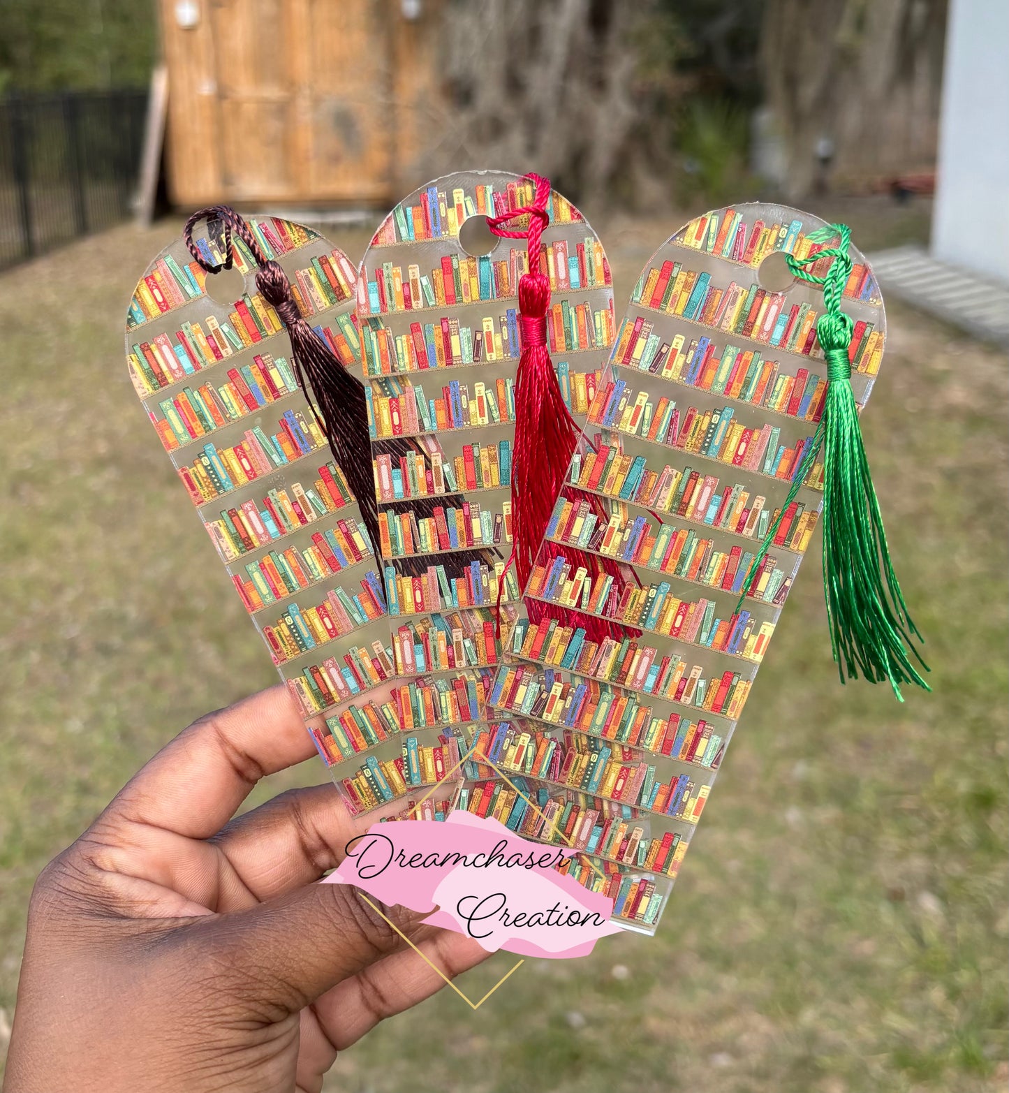 Acrylic Bookshelf Bookmark