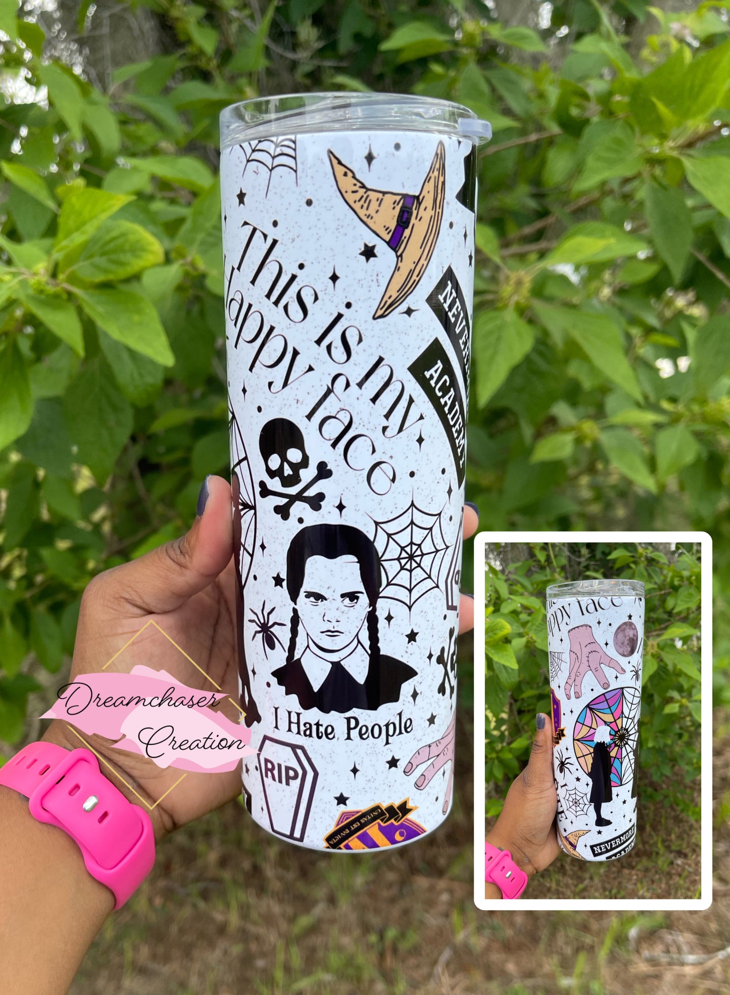 Wednesday Nevermore Tumbler