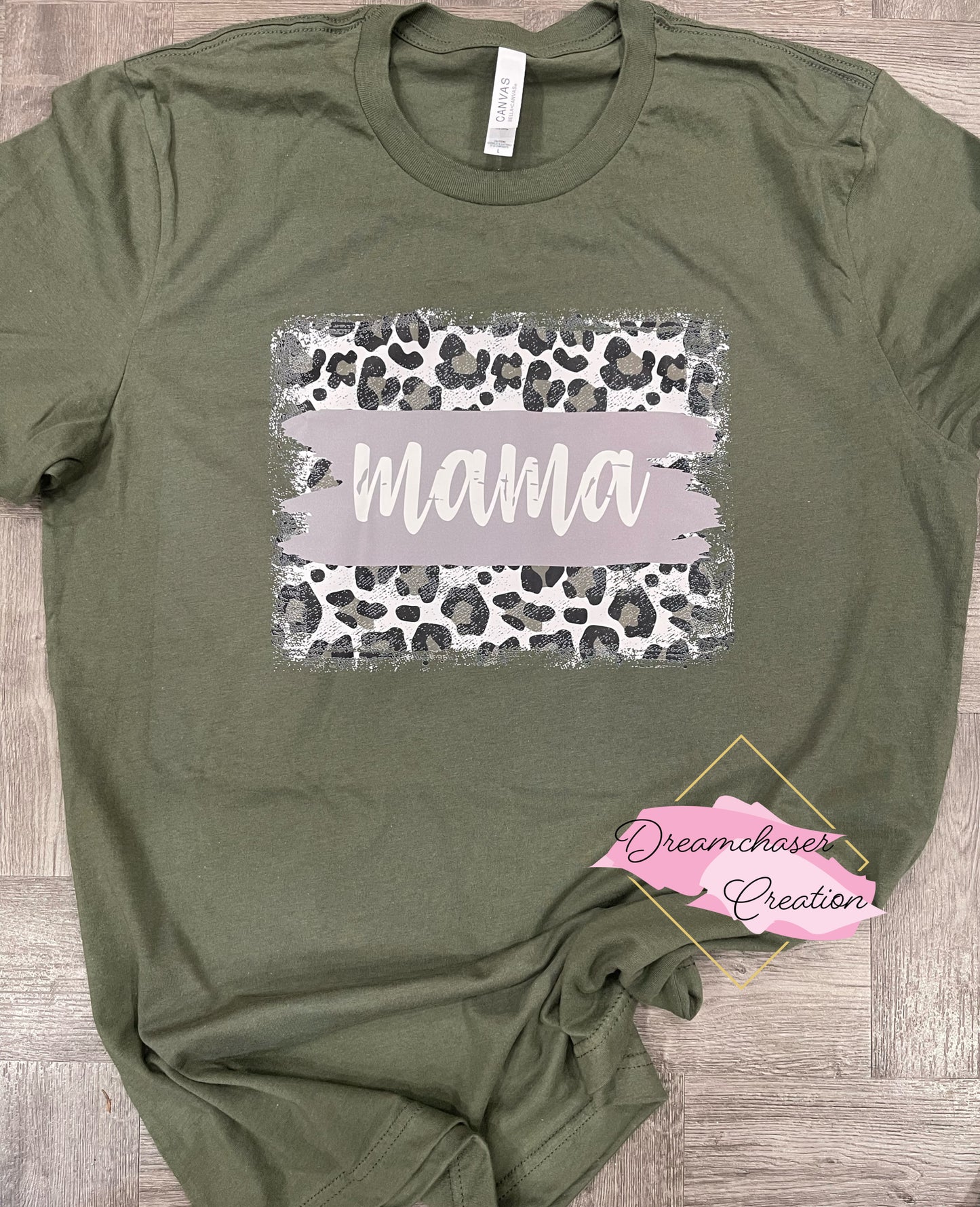 Mama Leopard Grunge Shirt