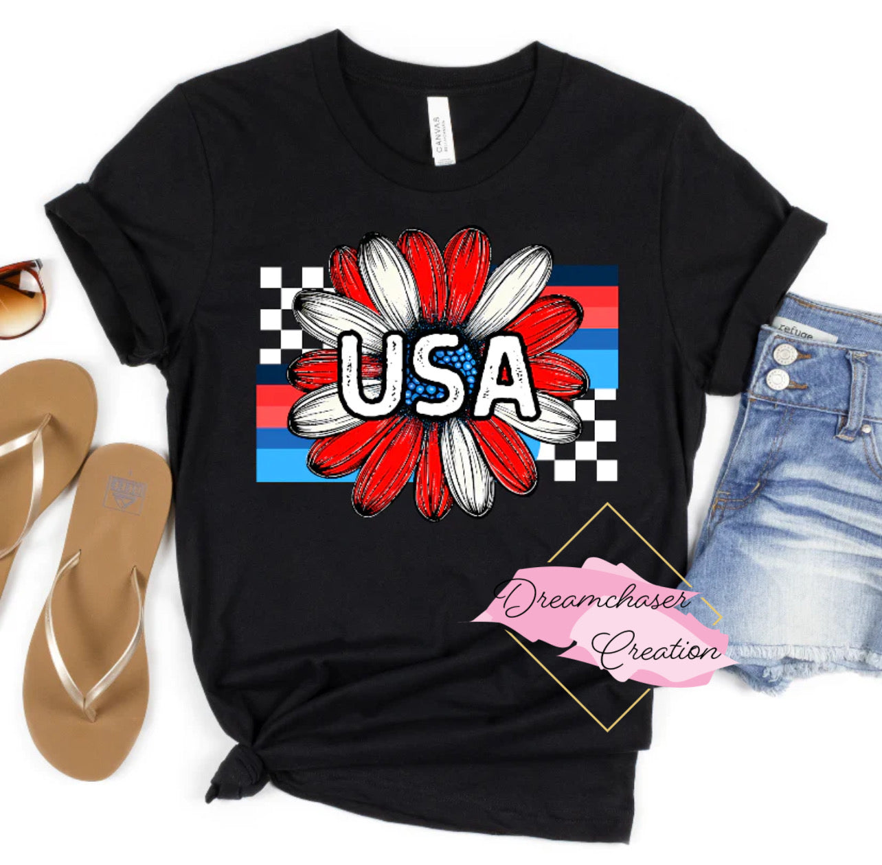 USA Sunflower Shirt