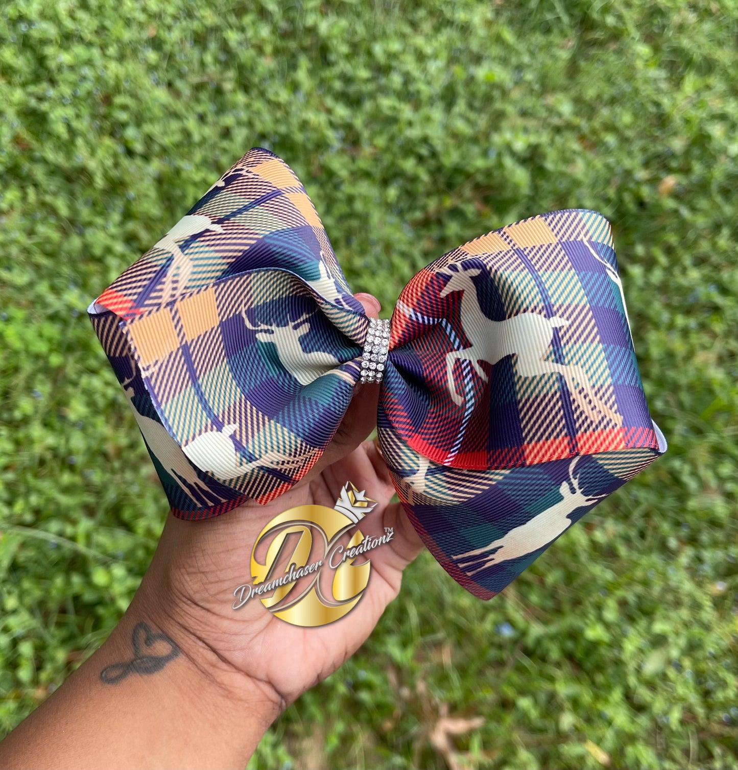 Holiday Deer HairBow