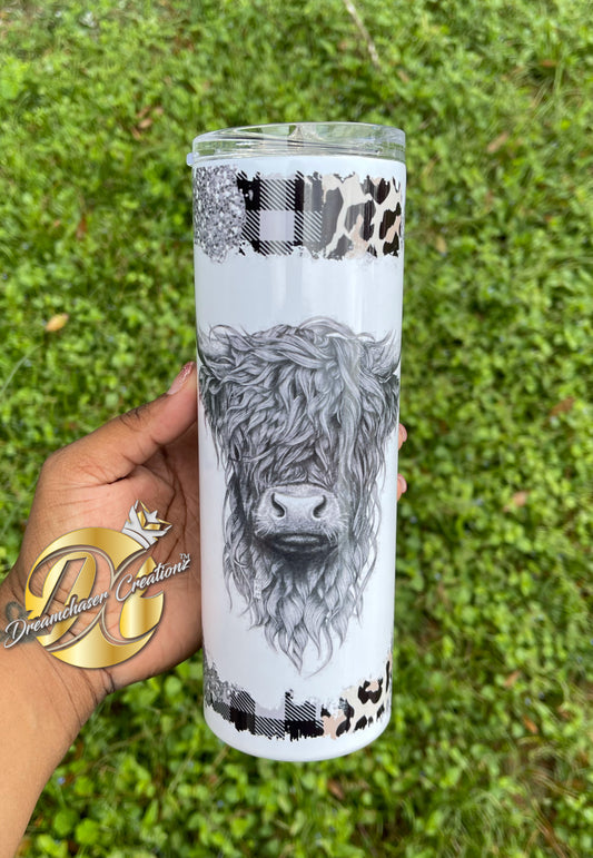 Cow Pattern 20oz Tumbler