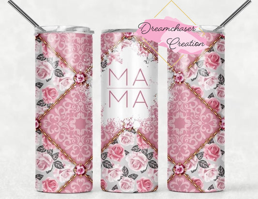 Mama Floral Tumbler