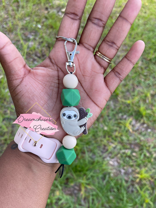 Sloth Keychain