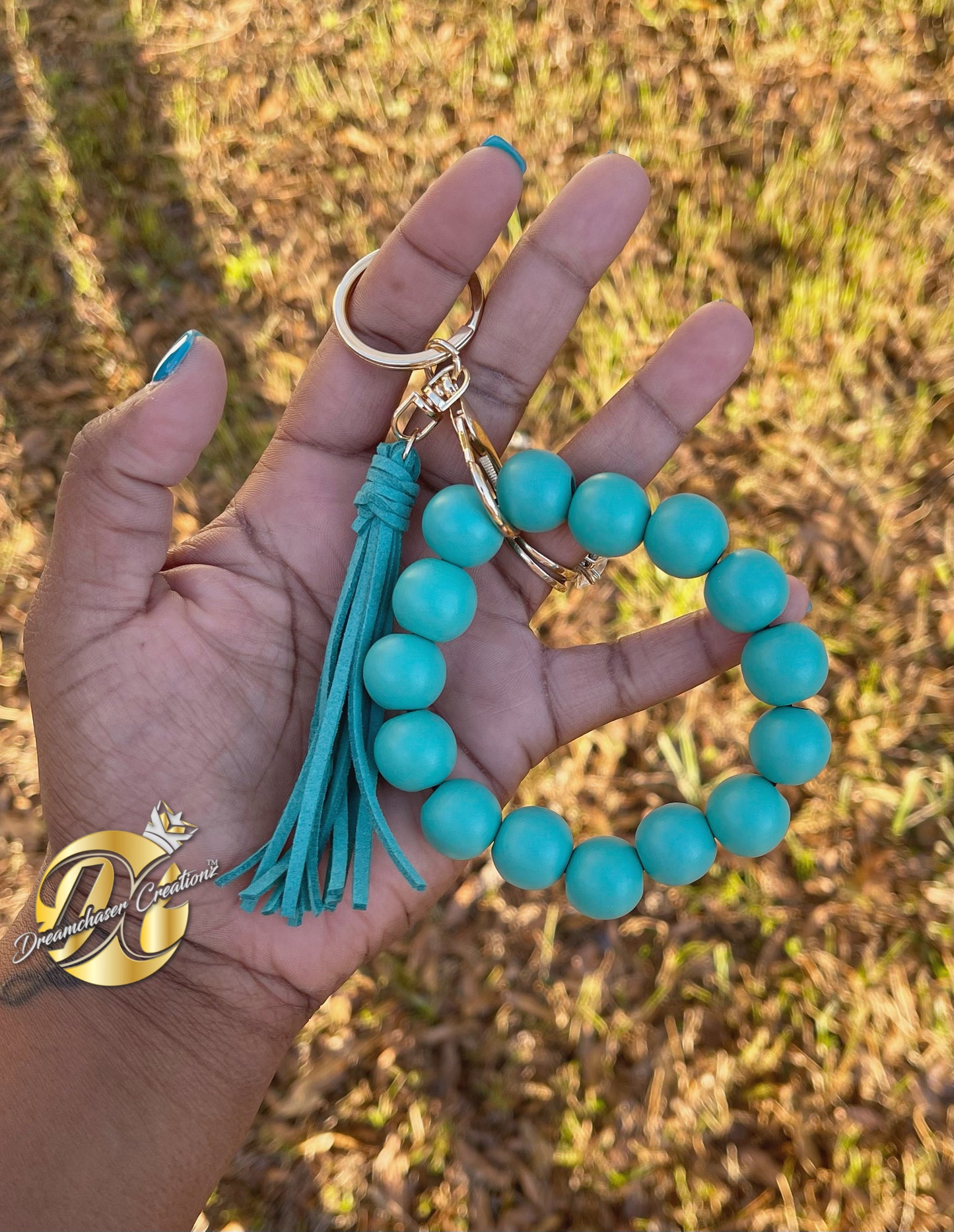 Teal Wristlet