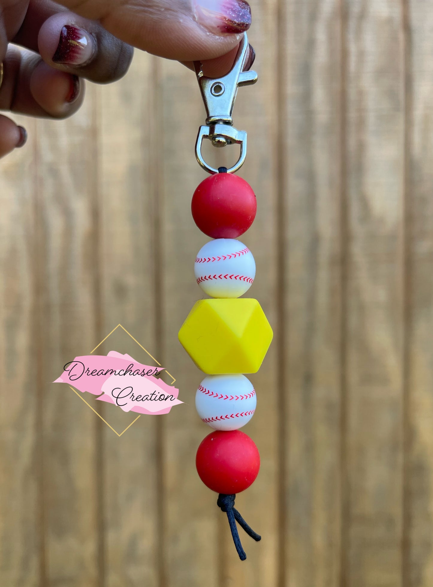 Baseball Keychain