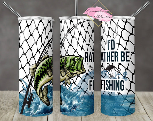 Rather be Fishing 20oz Tumbler