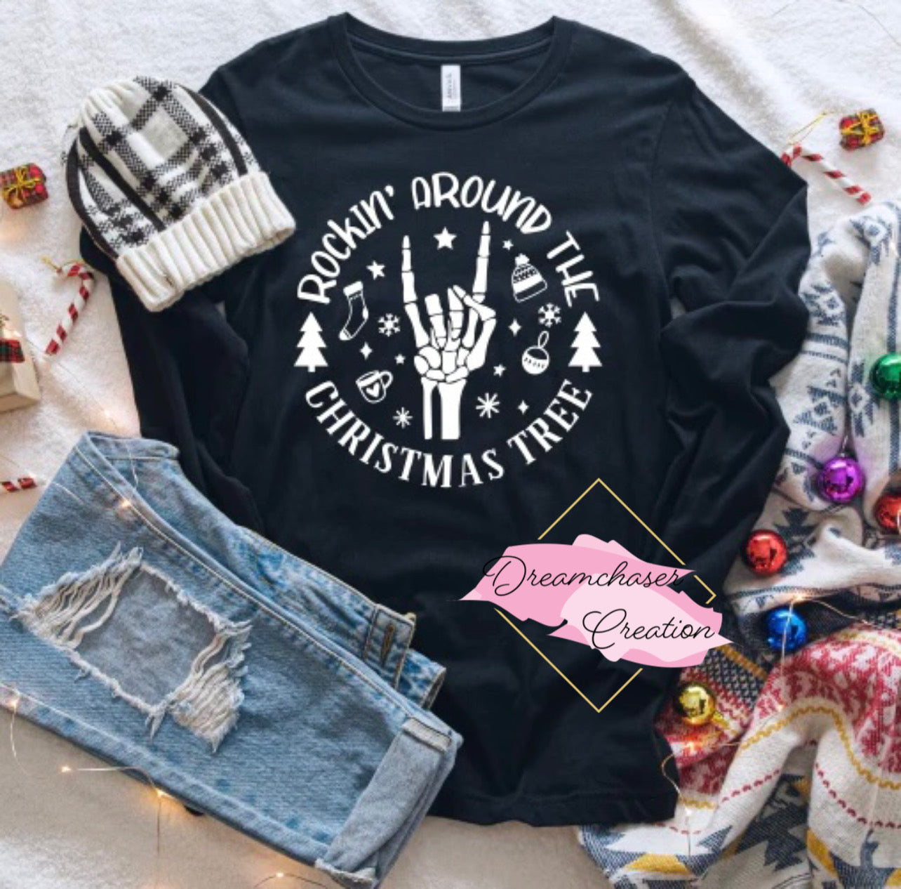 Rockin around Christmas Tree Shirt