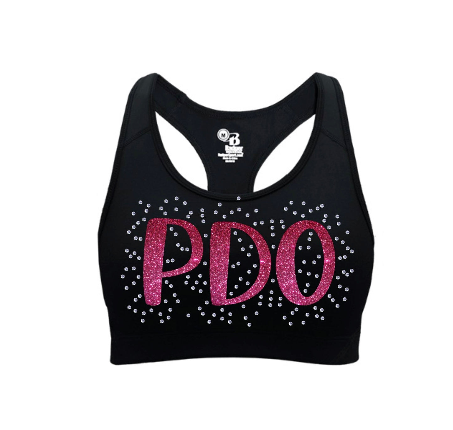 PDO Rhinestone Sports Bra