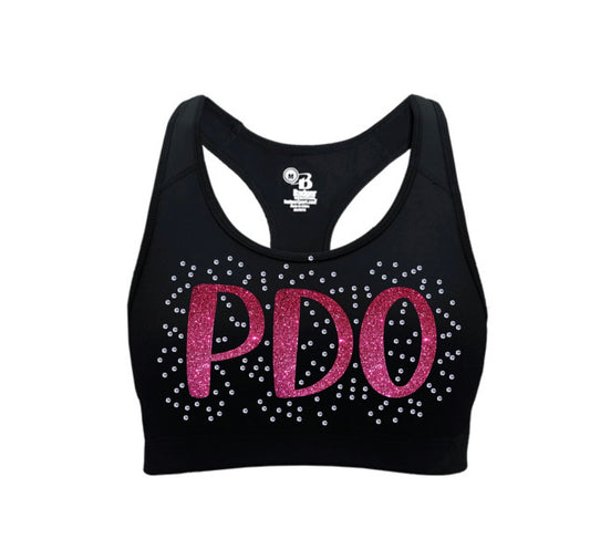 PDO Rhinestone Sports Bra