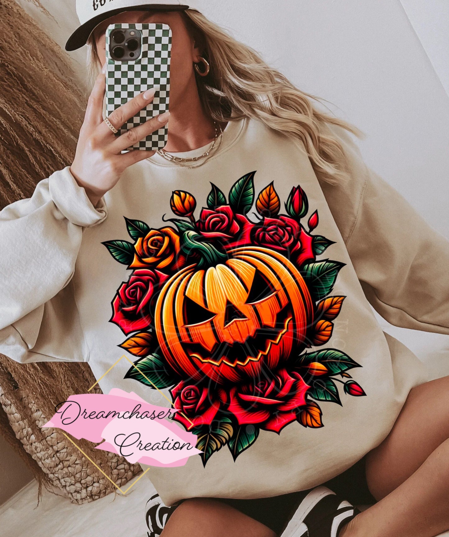 Floral Pumpkin Shirt