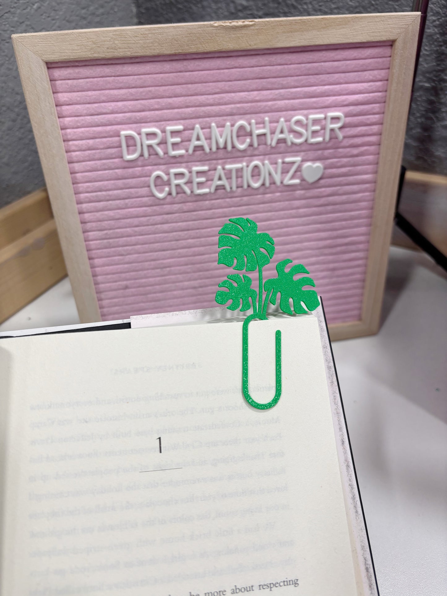 Mini Monstera Bookmark