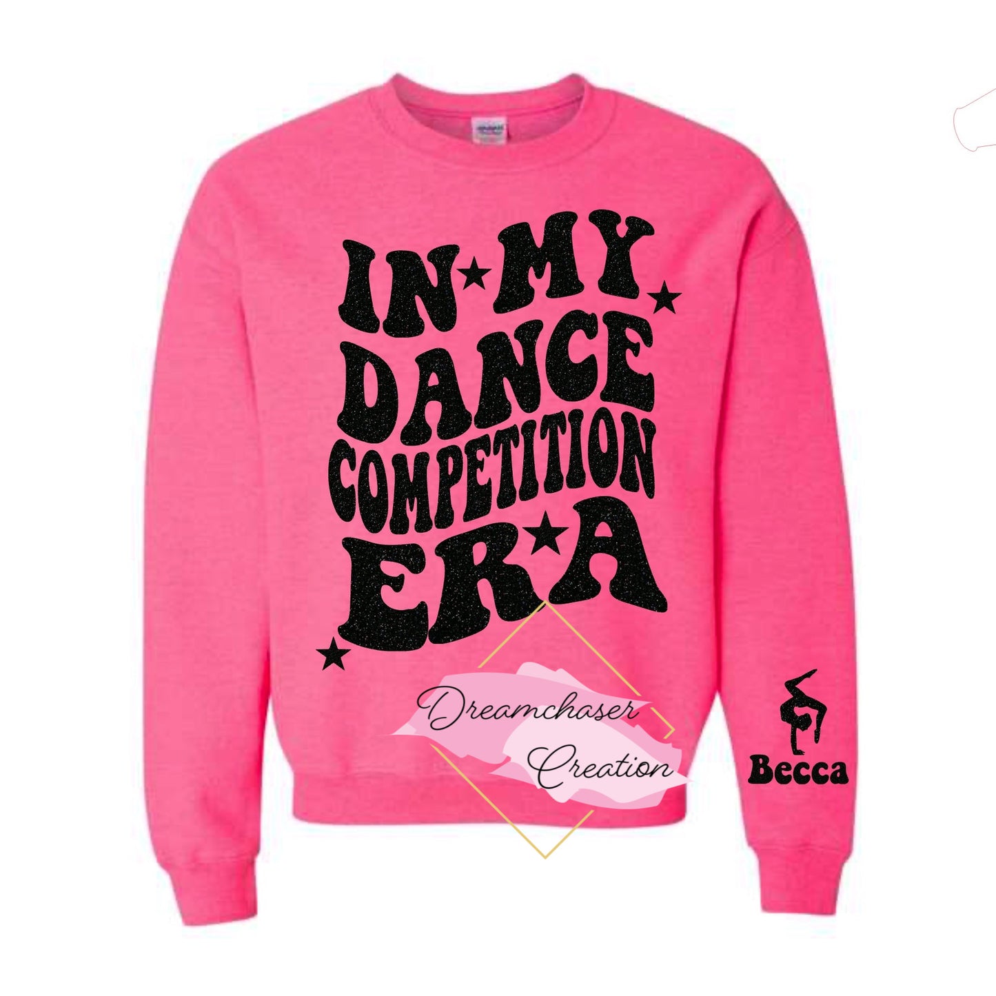 In My Dance Era Glitter Sweatshirt