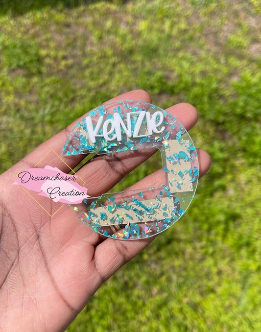 Teal Flake Topper