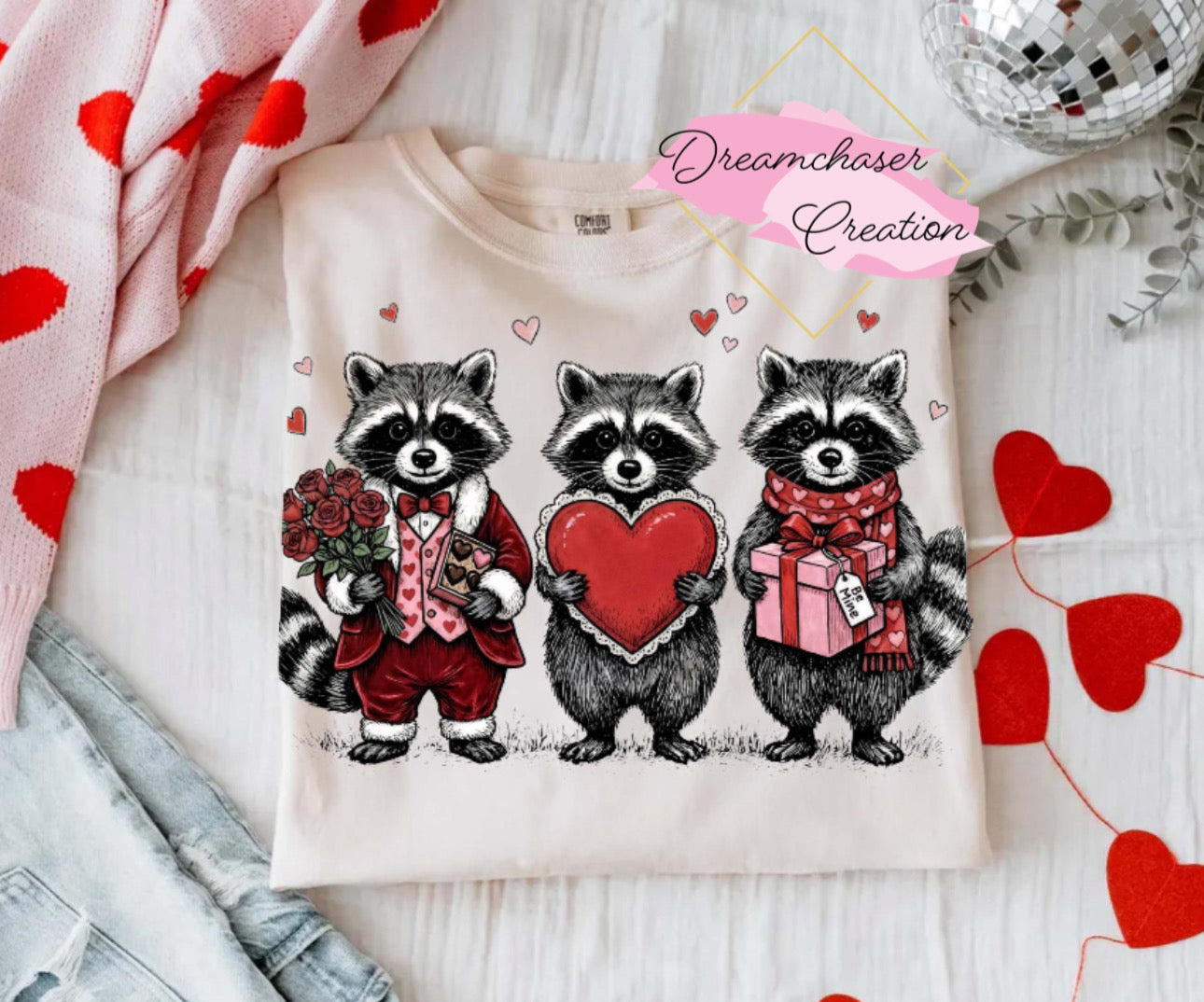 Vday Raccoons Shirt