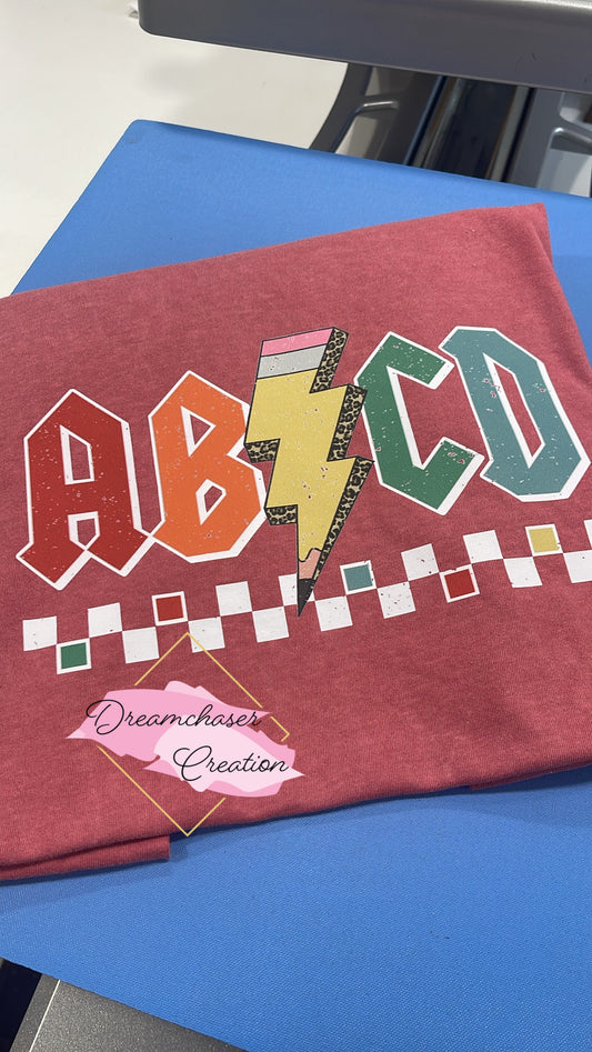 ABCD Teacher Shirt