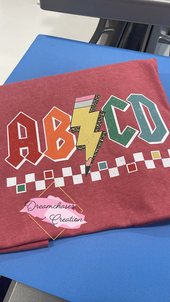 ABCD Teacher Shirt