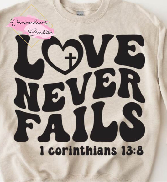 Love Never Fails Shirt