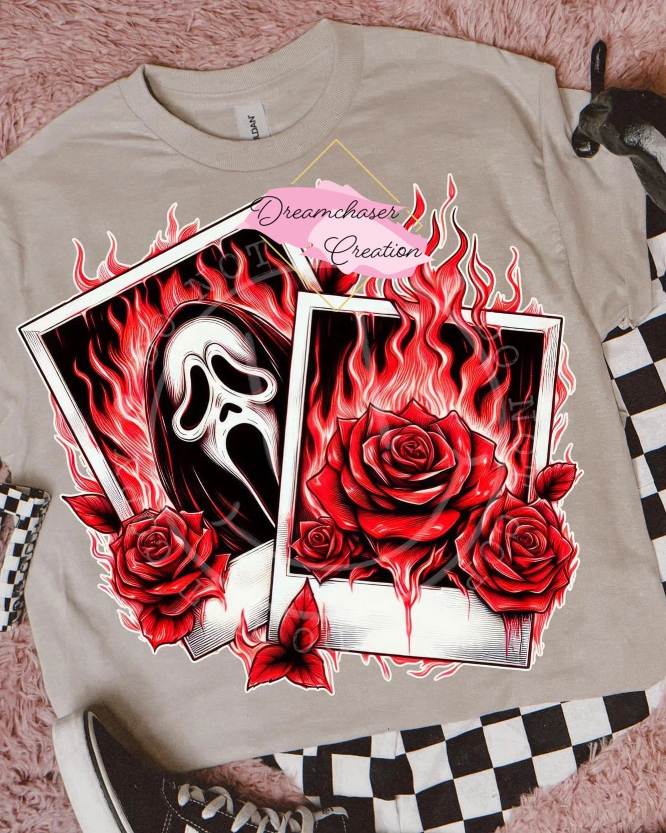 Ghost Roses Polaroid Shirt