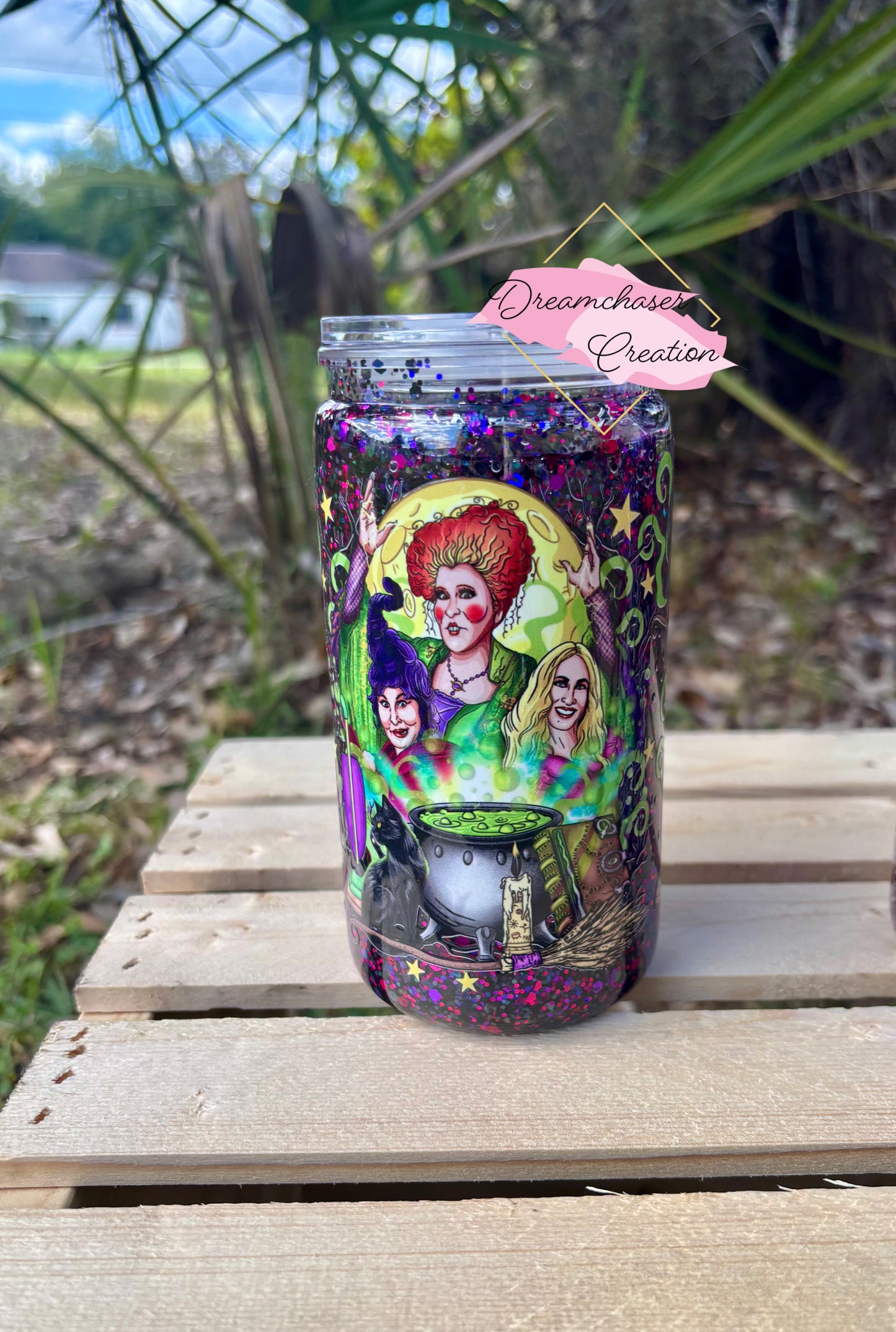 Hocus Glitter Snow Globe Tumbler