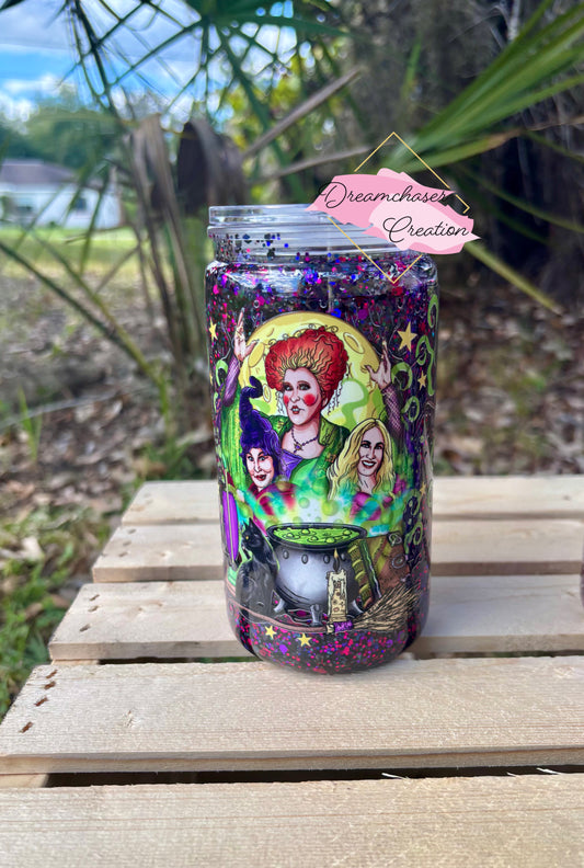 Hocus Glitter Snow Globe Tumbler