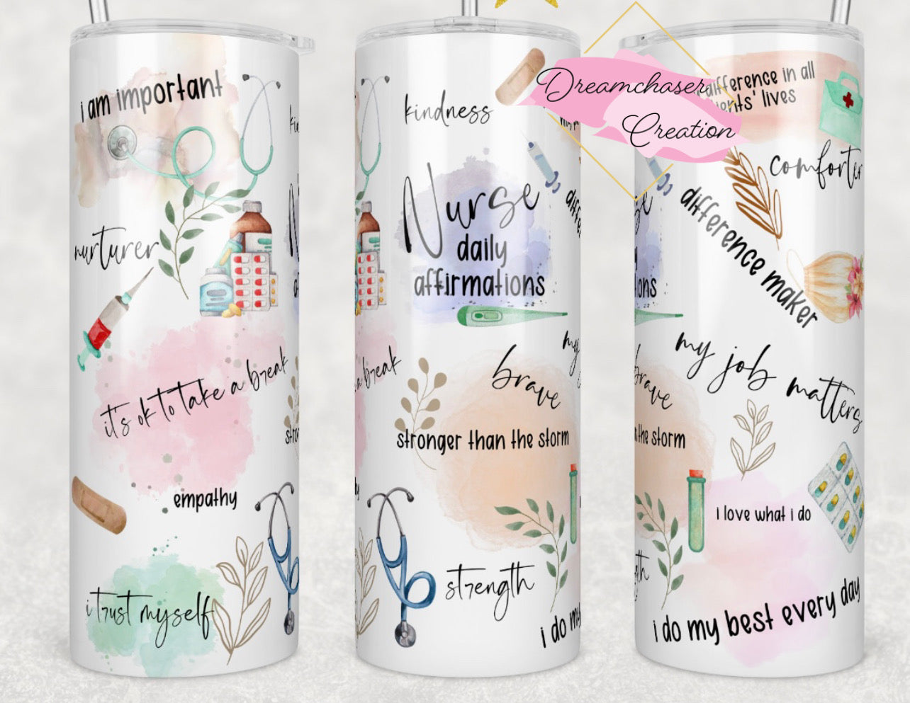 Nurse Affirmations Tumbler