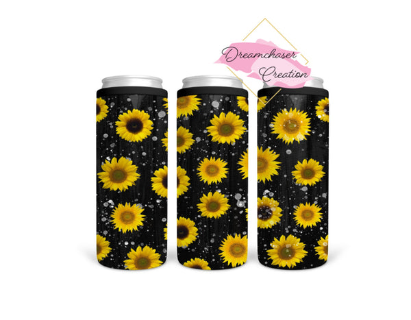 Sunflowers Can Cooler