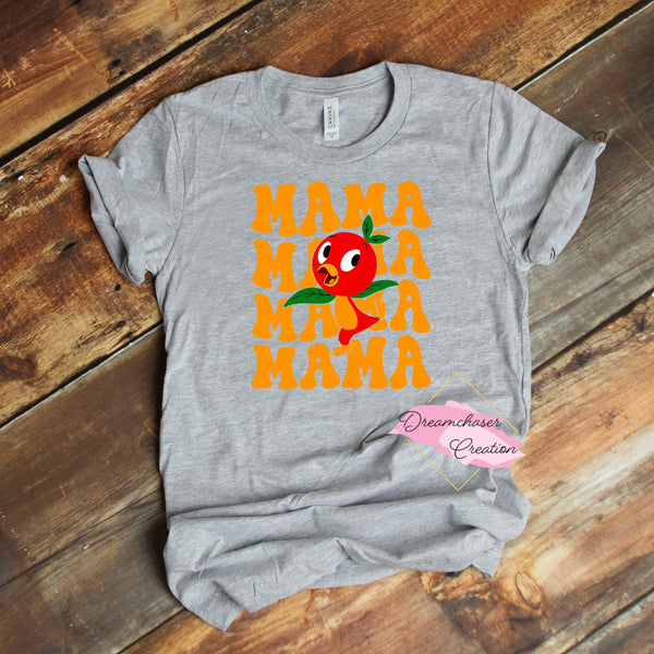 Mama Orange Bird Shirt