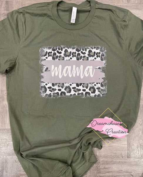 Mama Leopard Grunge Shirt