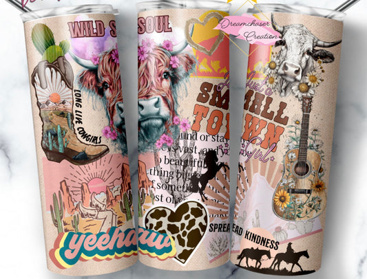 Yeehaw Cowgirl Tumbler
