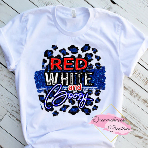 Red White Boozy Shirt