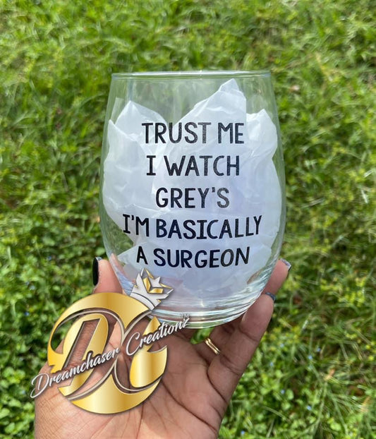 Greys Wine Glass