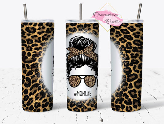 Leopard Momlife Tumbler