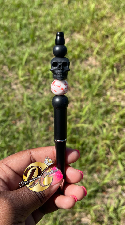 Skull Beaded Pen