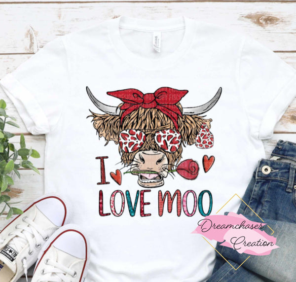 I Love Moo Shirt