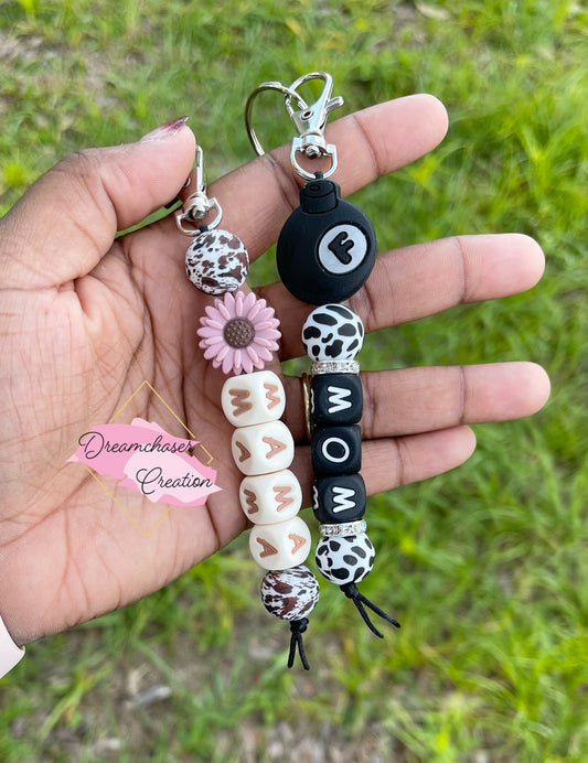 F Bomb Mom Keychain