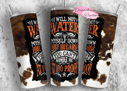 Whiskey Cowhide Tumbler