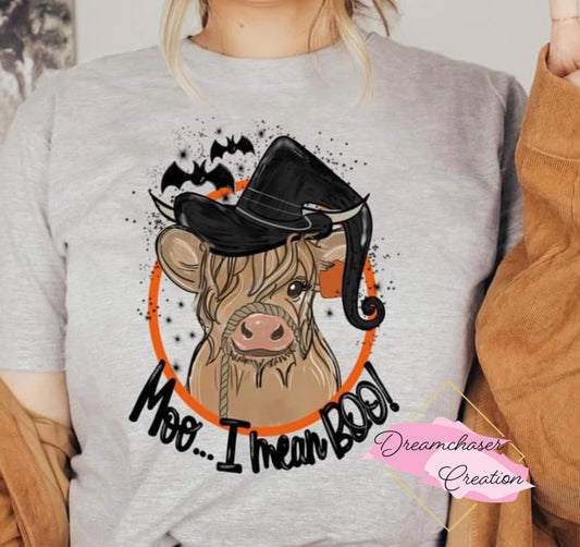 Moo I mean Boo Shirt