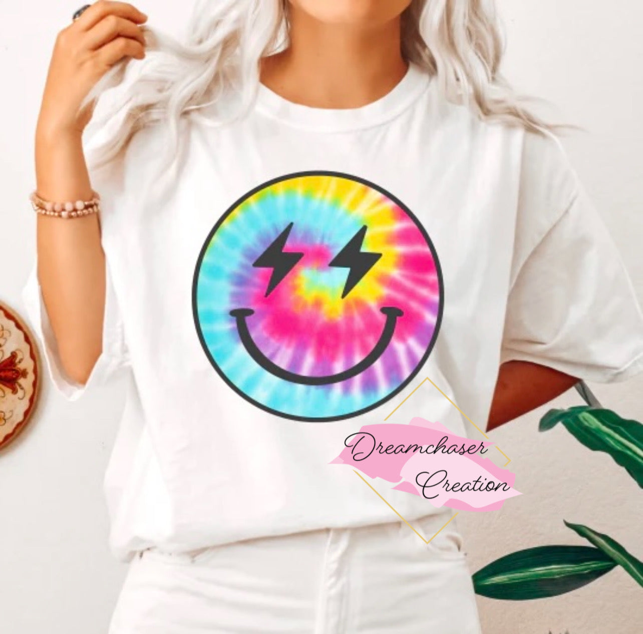 Tie Dye Smiley Shirt