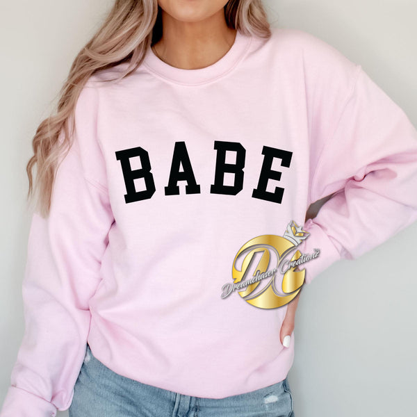 Babe Sweater-Pink