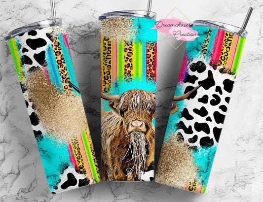 Cow Serape Tumbler