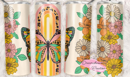 Boho Butterfly 20oz Tumbler