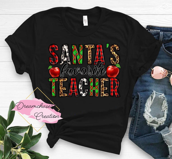 Santa’s Favorite Teacher Shirt