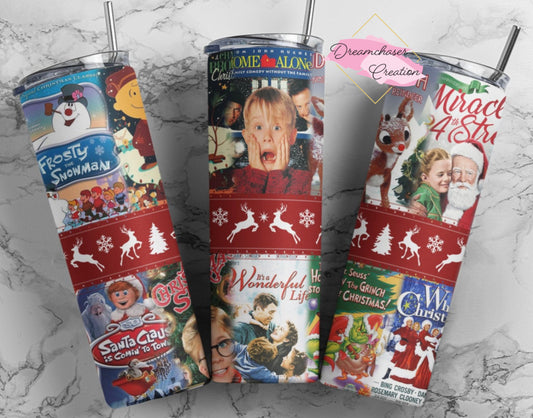 Christmas Classic Movies Tumbler