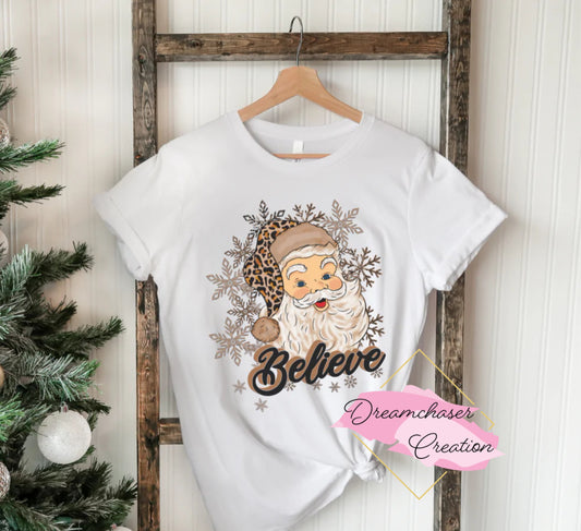 Believe Santa Shirt