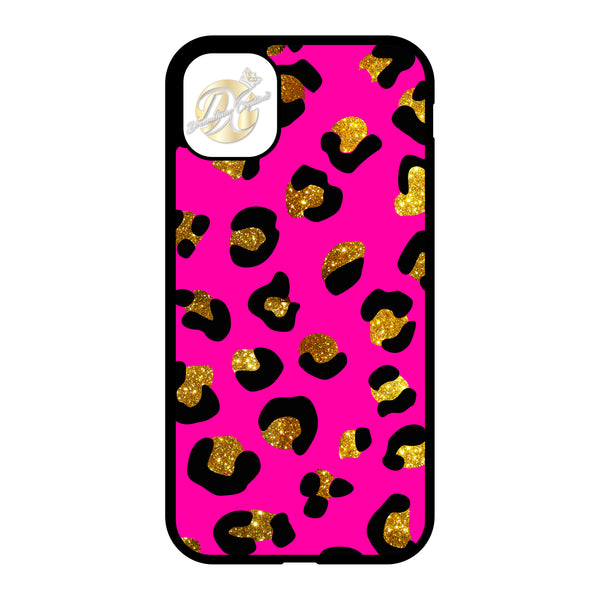 Pink and Gold Leopard